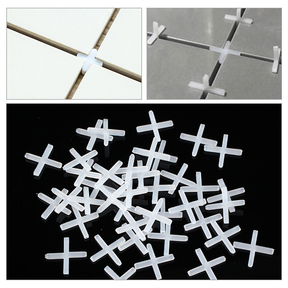 1000Pcs Cross Tile Spacers Hea - Ceramic Tile Floor 评论和价格