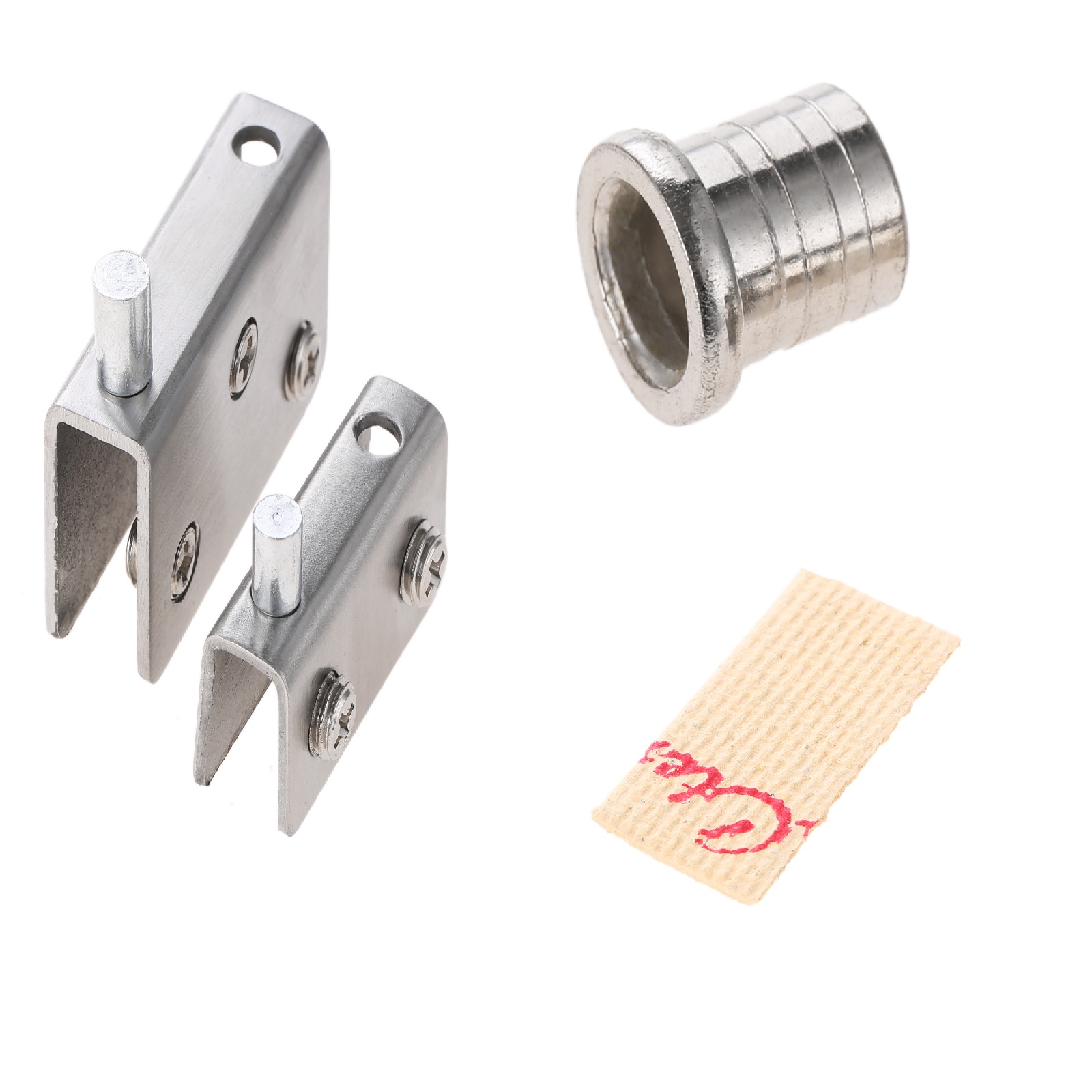 2 Pcs Glass Shelf Clamp Pivot  - Glass Door Hinge 评论和价格