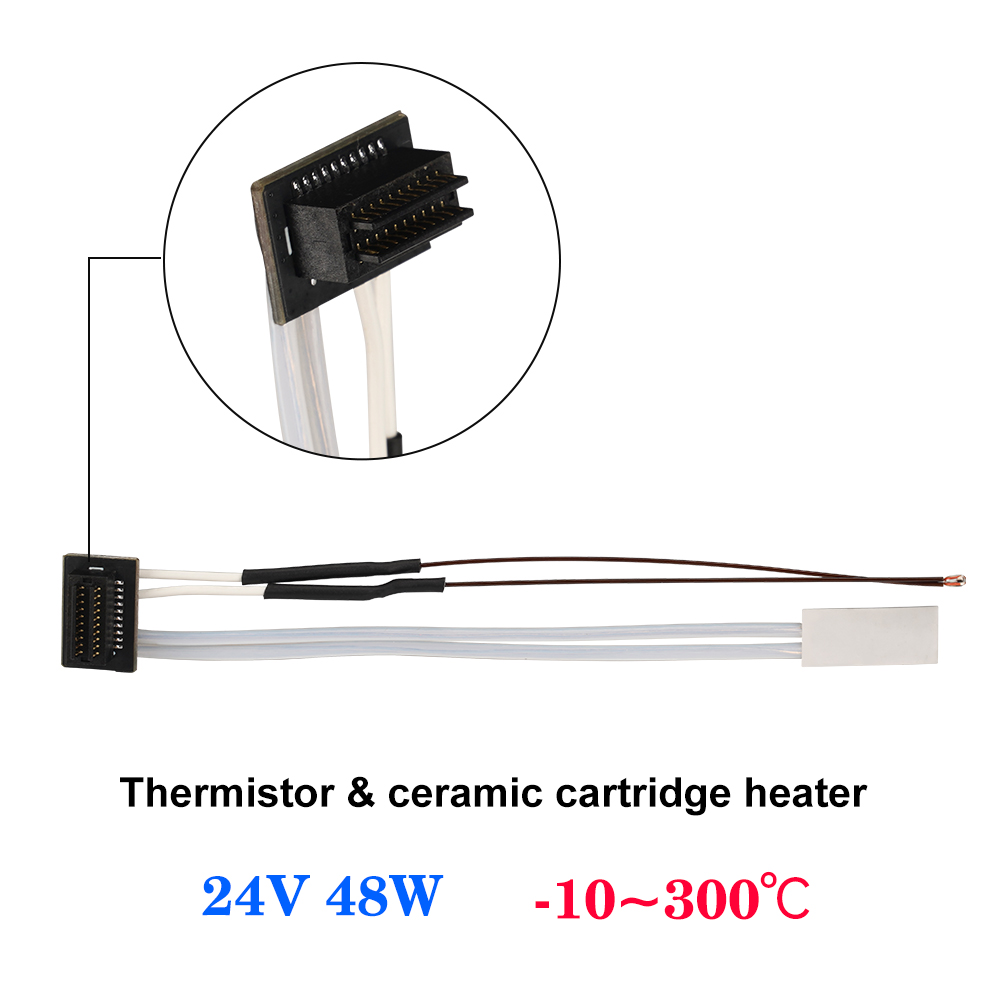 For Bambu Lab P1P Heating Tube - Ceramic Heat Emitter 评论和价格