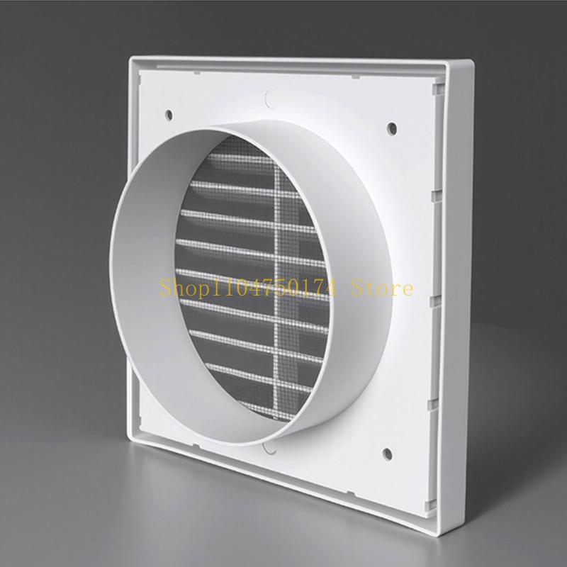 Plastic Square Air vent Louver - Screen Top Mesh 评论和价格