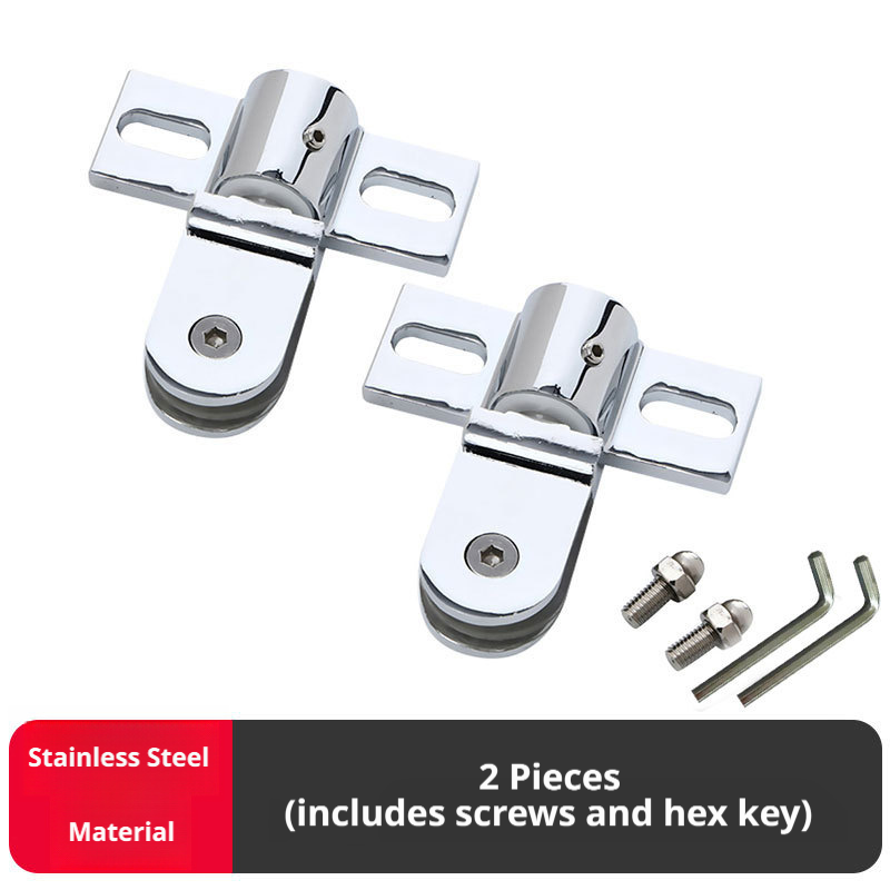 Zinc Alloy Stainless Steel Bat - Glass Door Hinge 评论和价格