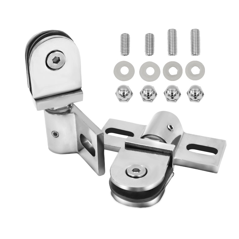 Zinc Alloy Stainless Steel Bat - Glass Door Hinge 评论和价格