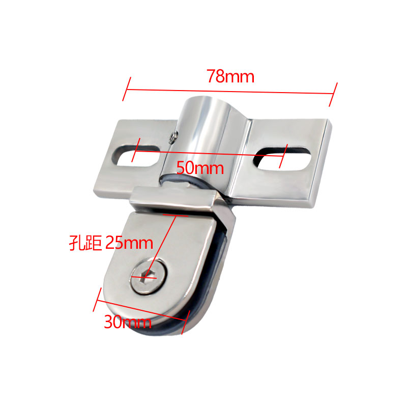 Zinc Alloy Stainless Steel Bat - Glass Door Hinge 评论和价格