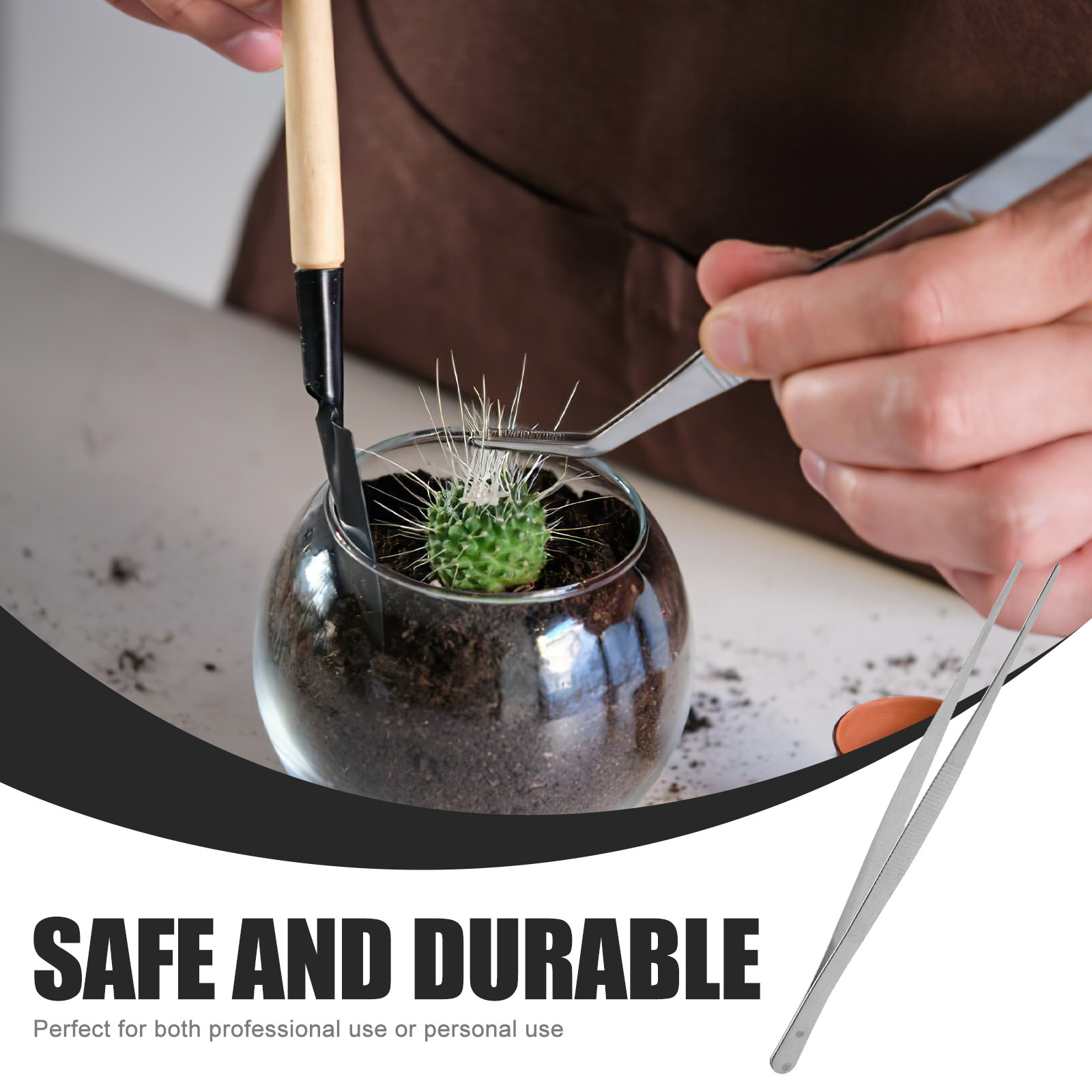 2Pcs Stainless Steel Tweezers  - Feeding Tong Stainless 评论和价格