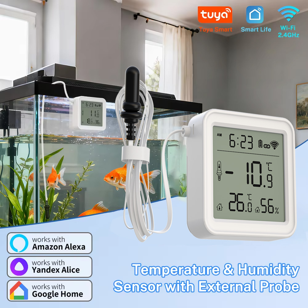 Tuya WiFi Temperature Humidity - Digital Hygrometer Probe 评论和价格